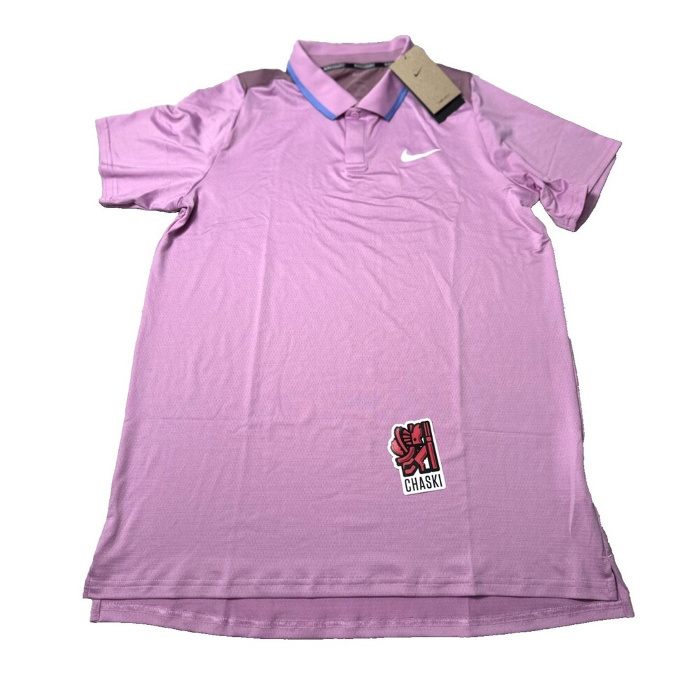 Nike Tennis Polo Shirt Dri-FIT Nike Court Advantage pink Men's M Tall FD5314-632